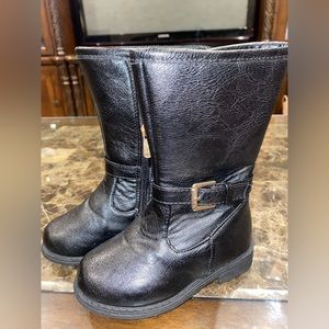 toddler girl black riding boots